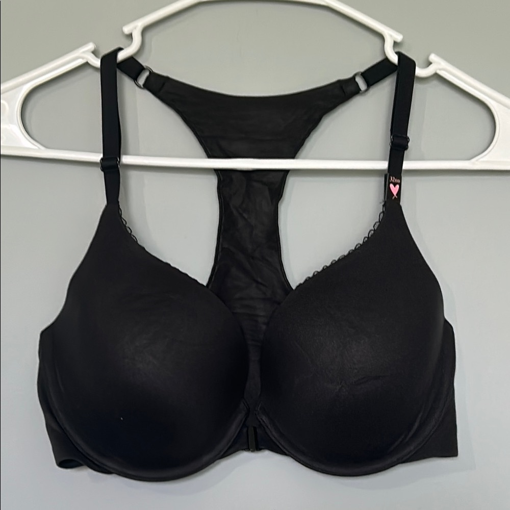 NWT Victoria's Secret Black Racerback Bra 32DD